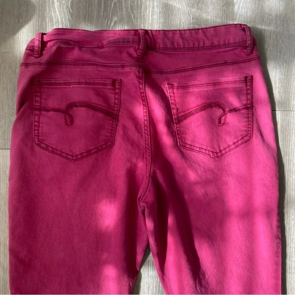 Faded glory red skinny jeans size 14 - Picture 6 of 6